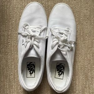 Women’s White Vans size 8.5